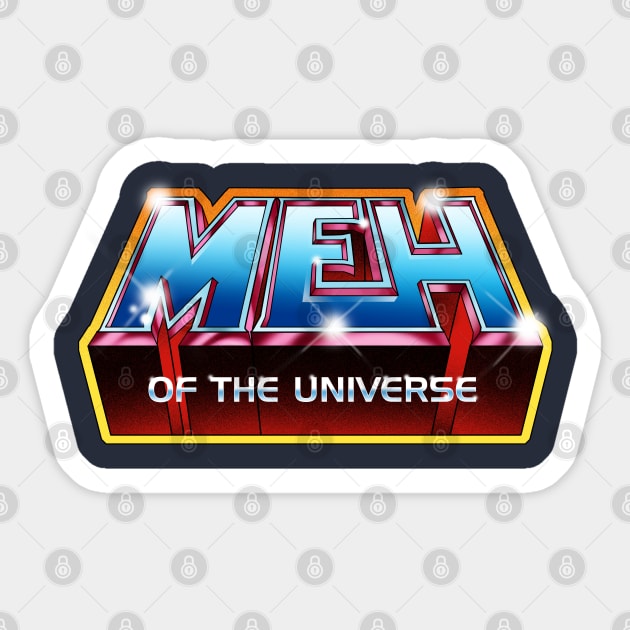 Meh of The Universe Sticker by RyanButtonIllustrations